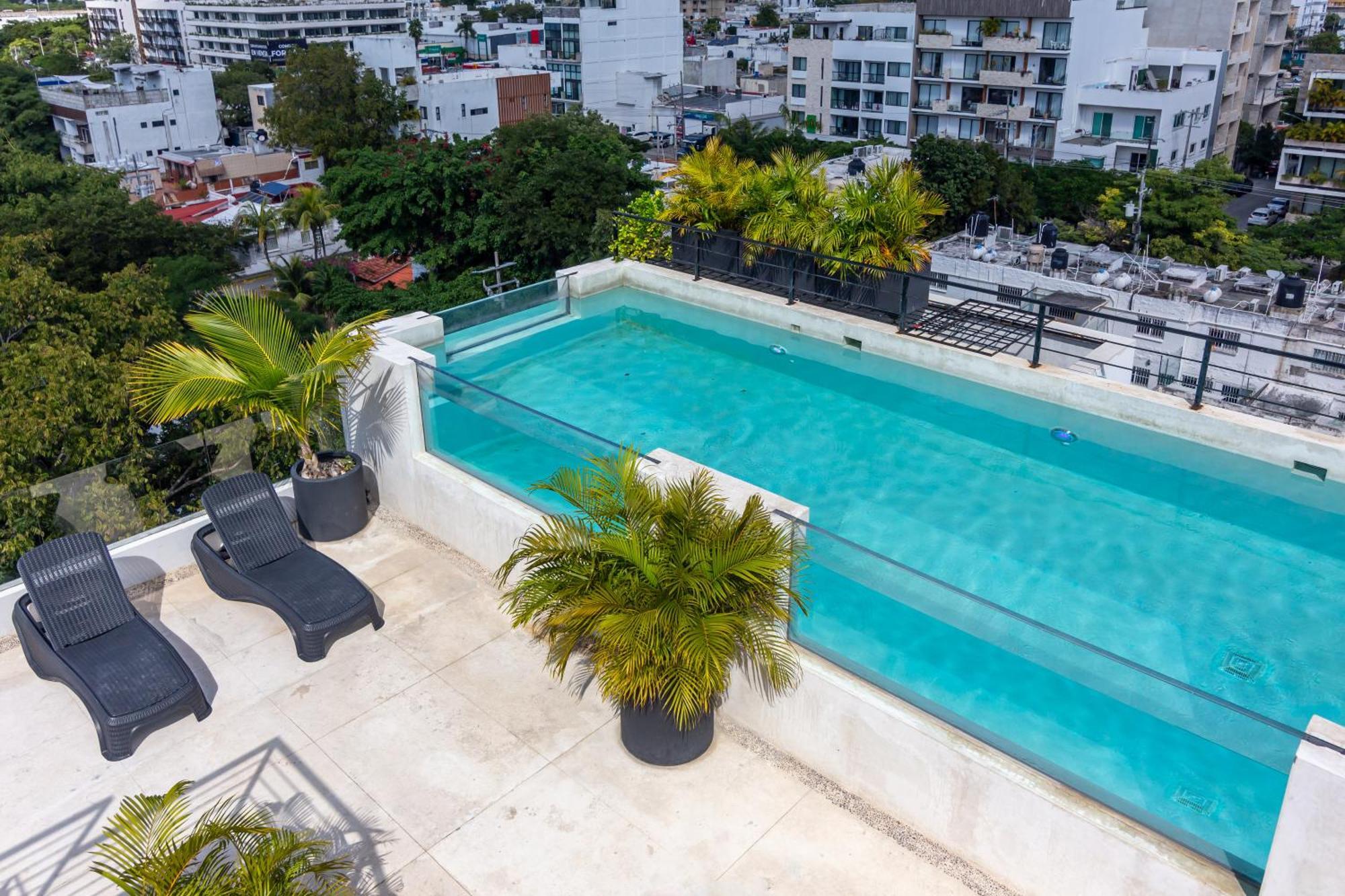 Toh House Luxury By Boutique Apartments Mx 普拉亚卡门 外观 照片
